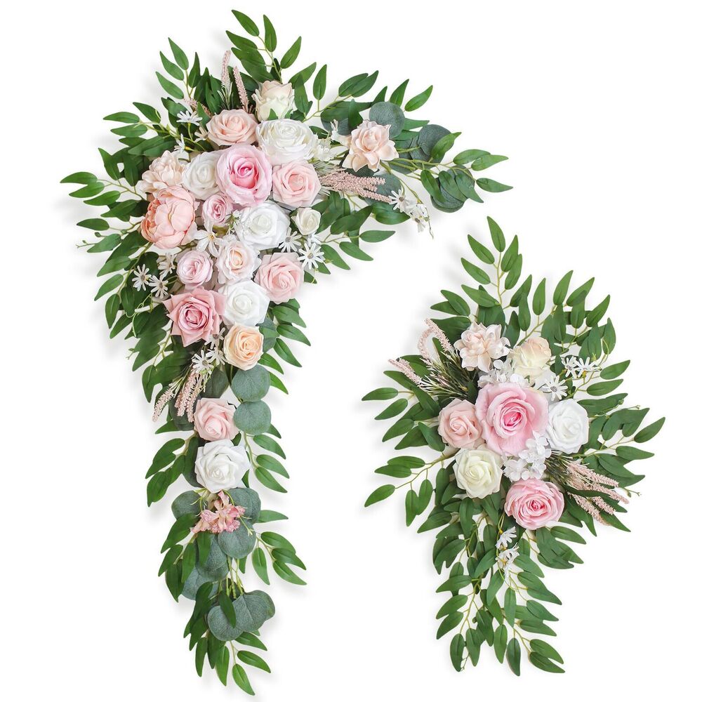 3797 Artificial Flowers Wedding Arch Decor Arch Flowers Set of 2